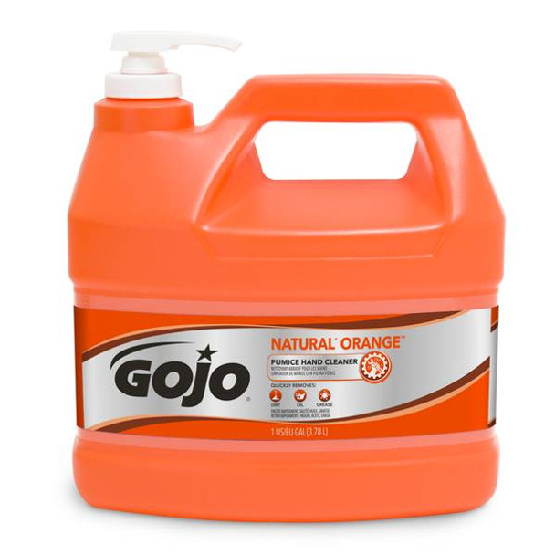 Gojo 64 oz Natural Orange Pumice Hand Cleaner