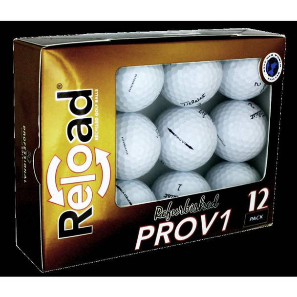 Reload Refurbished Prov 1 Golf Balls-12 Pack