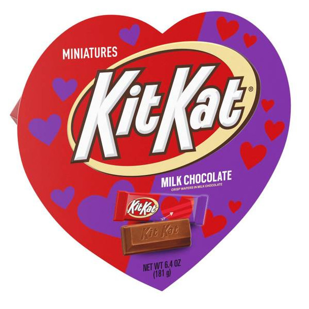 Kit Kat 6.4 oz Miniatures Milk Chocolate Wafer Candy Bars Gift Box