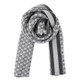 Wool Web Stripe GG Guccissima Scarf 438253
