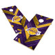 Victory Tailgate Los Angeles Lakers Herringbone Solid Wood 2x4 Cornhole Board Set