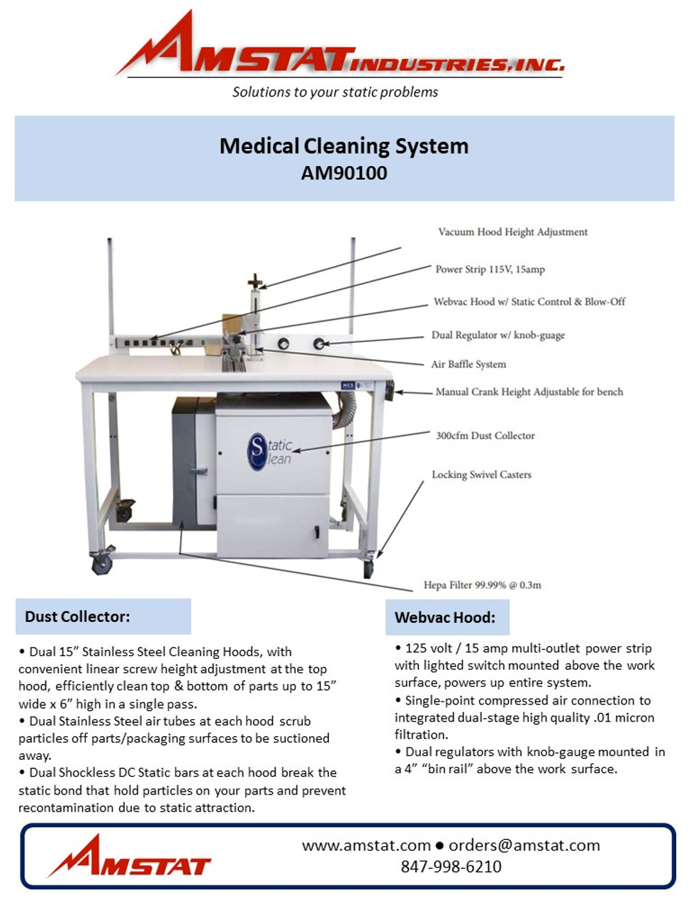 AM90100 Medical Cleaning System