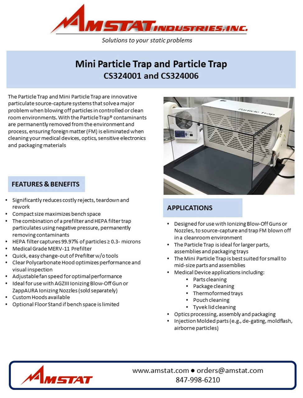 Mini Particle Trap