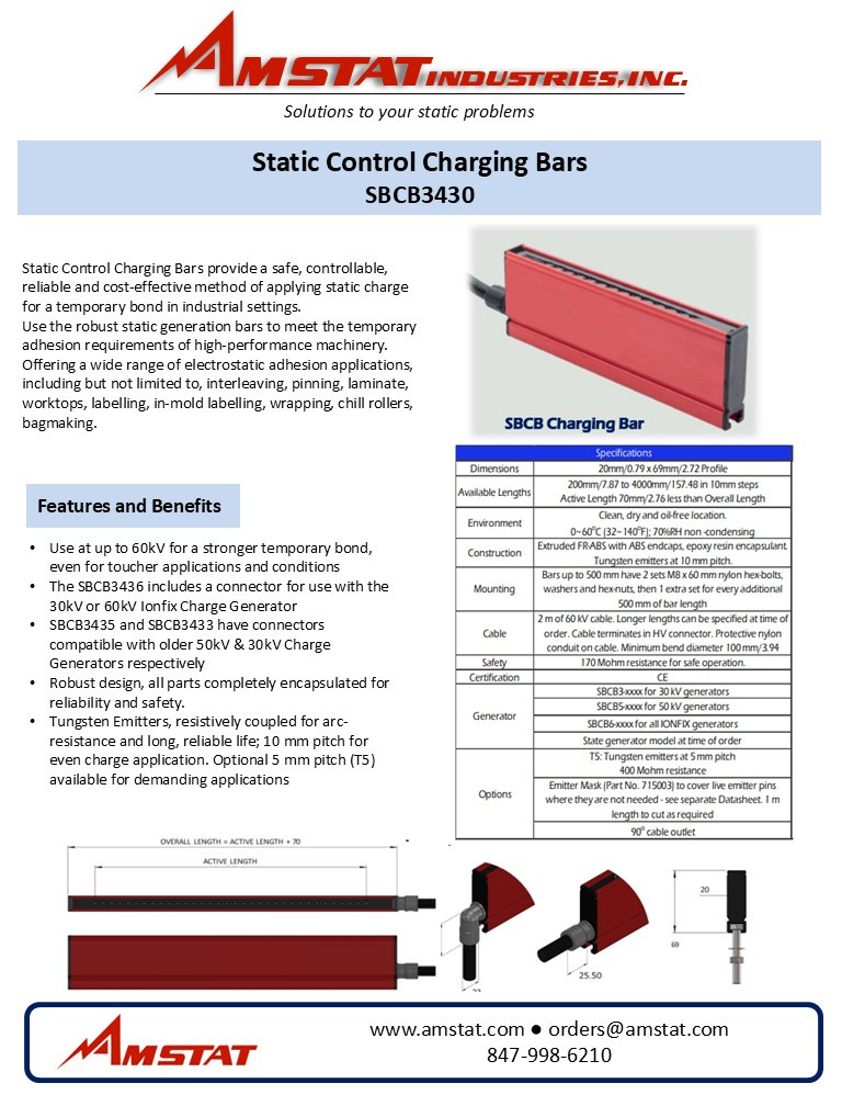 Static Control Charging Bar