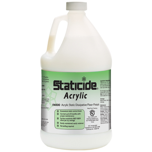 Staticide Acrylic Floor Finish (1 Gallon/Case of 4)