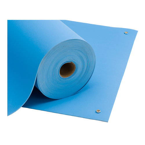 Homogeneous ESD Mats (Light Blue) - 0.100" Thick