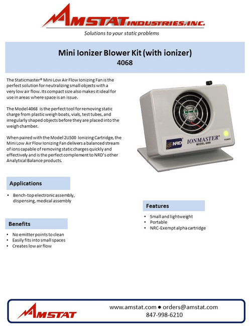Mini Ionizer Blower Kit (With Ionizer)