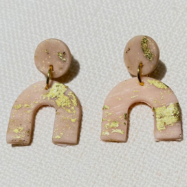 Mini Splendor Earrings—Golden Blush