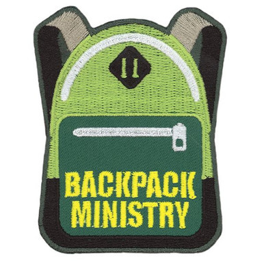 Backpack Ministry Badge/Patch