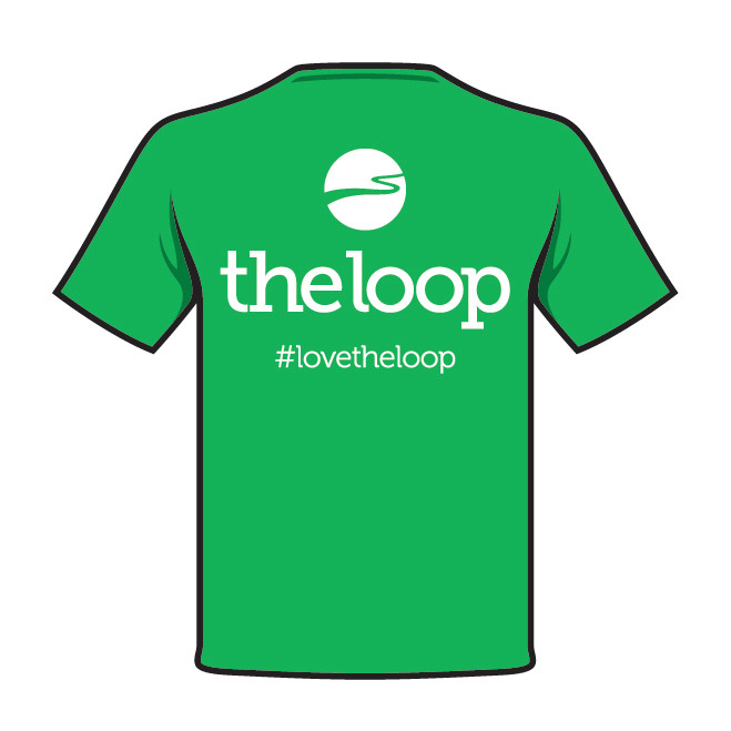 Loop T-Shirt Green - The Loop Store