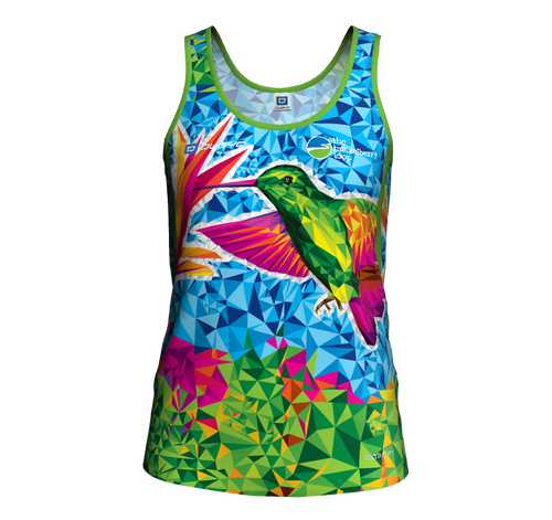 Women's Sleeveless Hummingbird Running Shirt