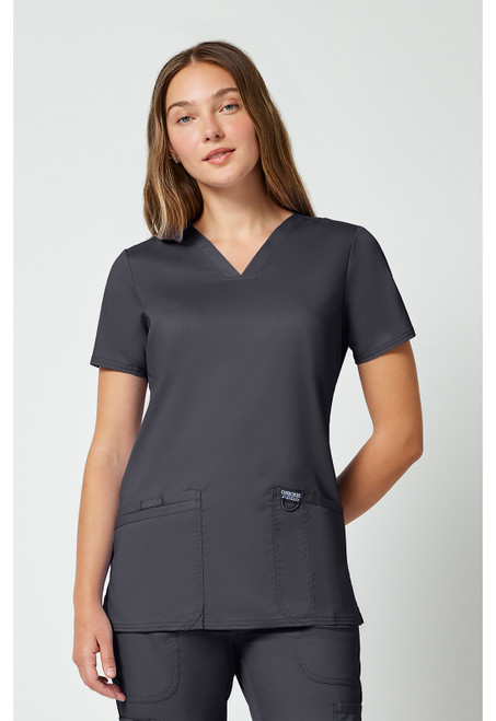 Cherokee WW Revolution Unisex 1 Pocket Tuckable V-Neck Top  (WW620) With Res Logo