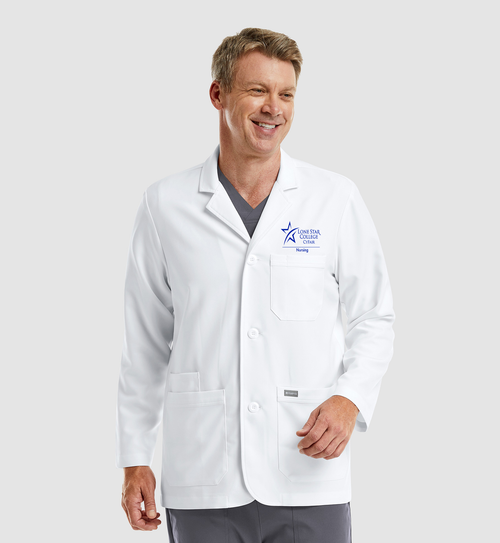 Momentum Men's Consultation Lab Coat  (5873) With Logo