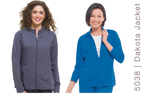 Women's Dakota Zip Front Scrub Jacket