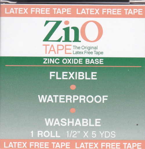 ZinO Zinc Oxide Tape 1/2" x 5 yds.