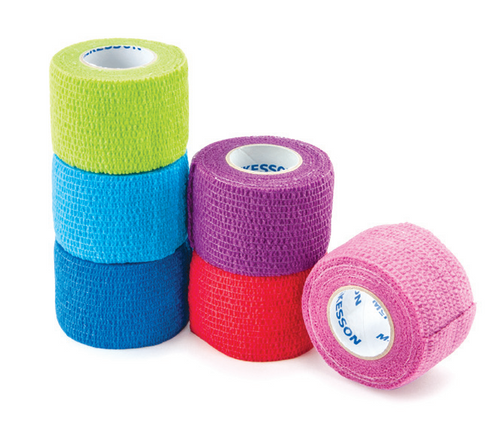 Cohesive Bandage McKesson 2 Inch X 5 Yard Standard Compression Self-adherent Closure NonSterile