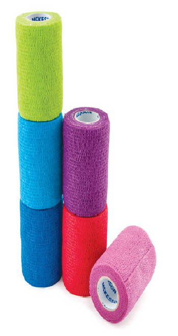 Cohesive Bandage McKesson 4 Inch X 5 Yard Standard Compression Self-adherent Closure NonSterile