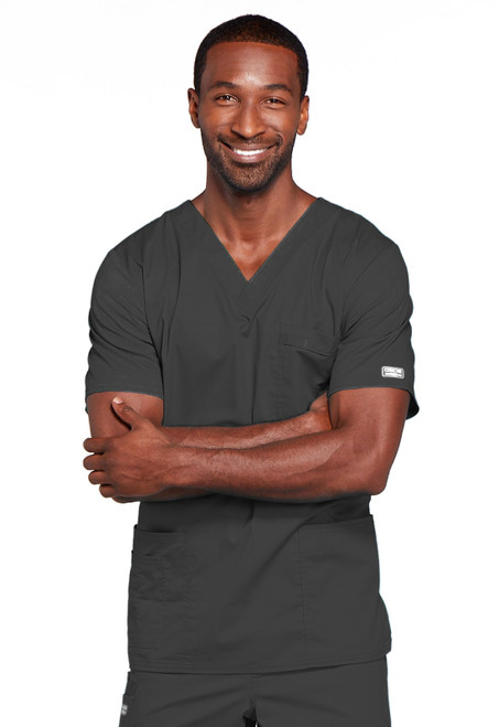 Unisex V-Neck Top (4725) With Lone star respiratory logo 