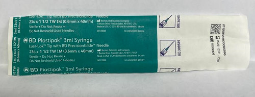 Standard Hypodermic Syringe with Needle PrecisionGlide™ 3 mL 1-1/2 Inch 23 Gauge NonSafety Thin Wall (Single)