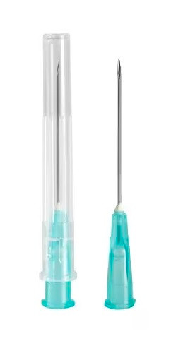 Hypodermic Needle  1-1/2 Inch Length 21 Gauge Ultra Thin Wall Without Safety (Single)