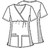 WW Professionals Maternity Mock Wrap Top