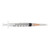 Standard Hypodermic Syringe with Needle McKesson 3 mL 5/8 Inch 25 Gauge NonSafety Thin Wall (Single)