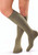 Men's Knee High 15-20 mmHg Compression Socks, Closed Toe