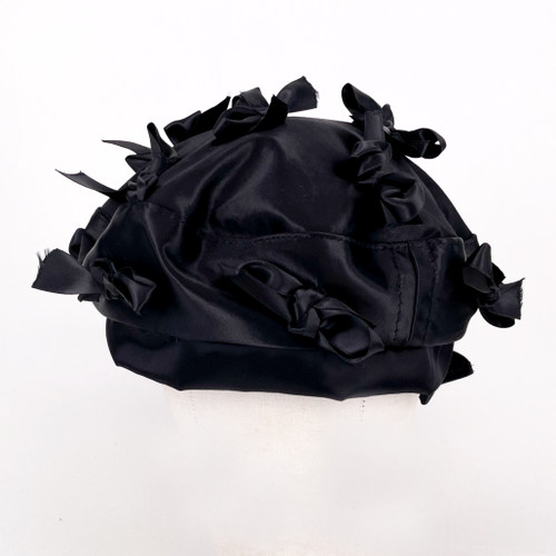 Satin Bow Beret 