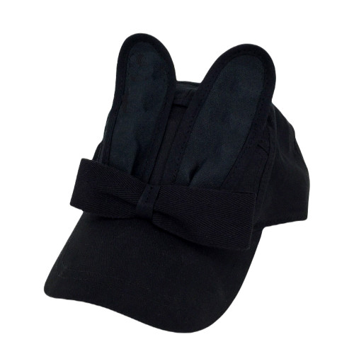 Canvas Bunny Cap - Black