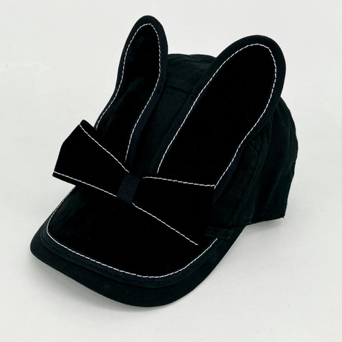 Deluxe suede Bunny Cap - Black