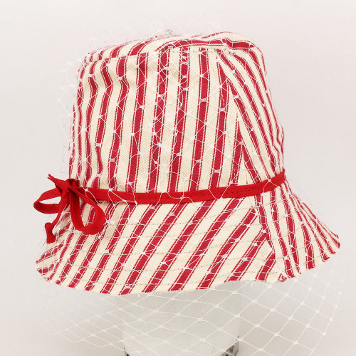 Ticking Hat - Red
