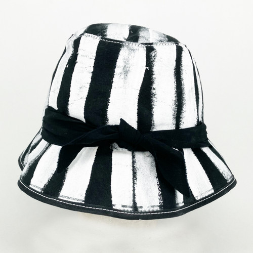 Painted Bucket Hat - Black/White SOLD OUT