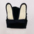 fleece Bunny Beanie - Black
