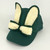 Fleece Bunny Cap - Green/Cream