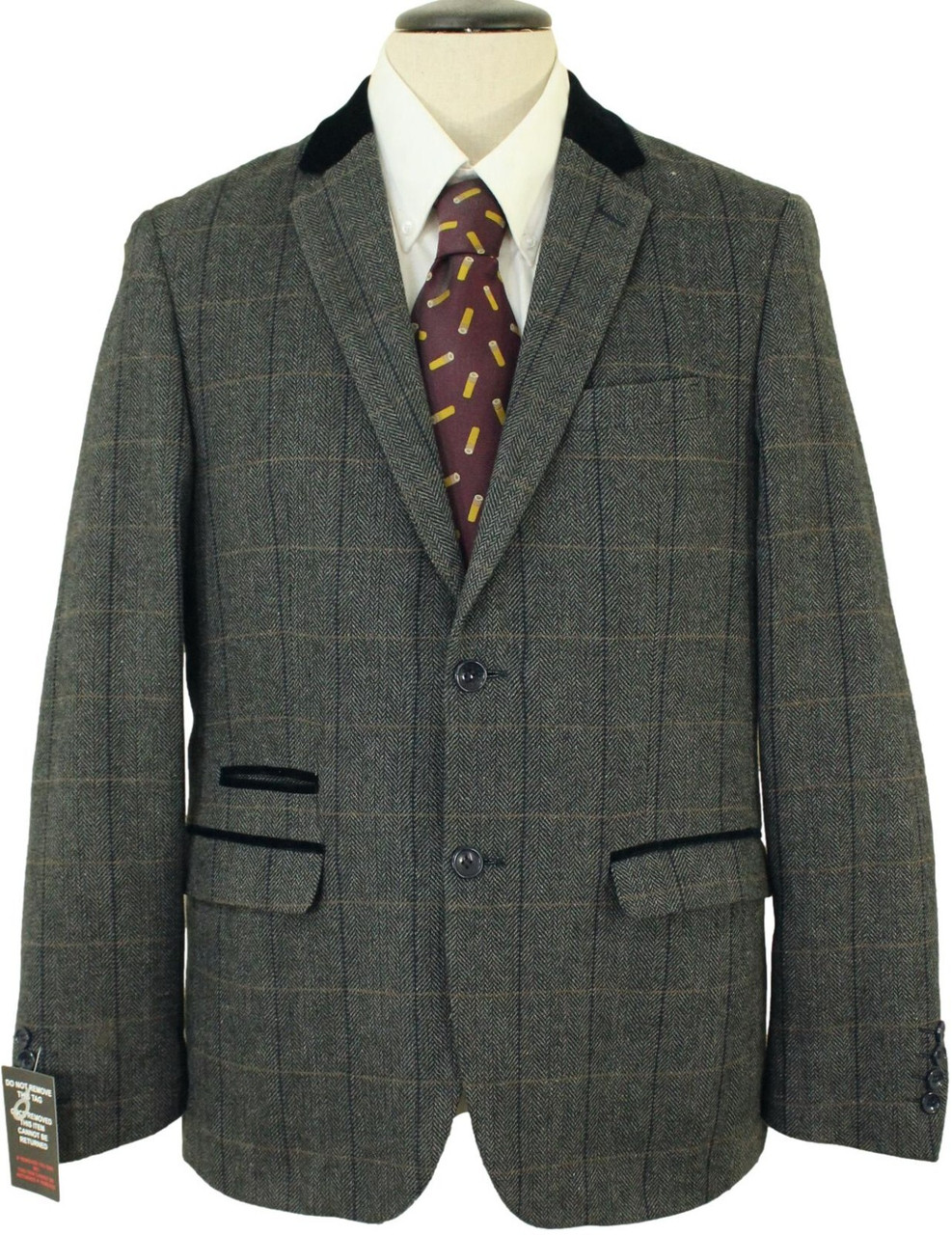 Marc Darcy Suit Jacket With Elbow Patches Marc Darcy DX7 Piece