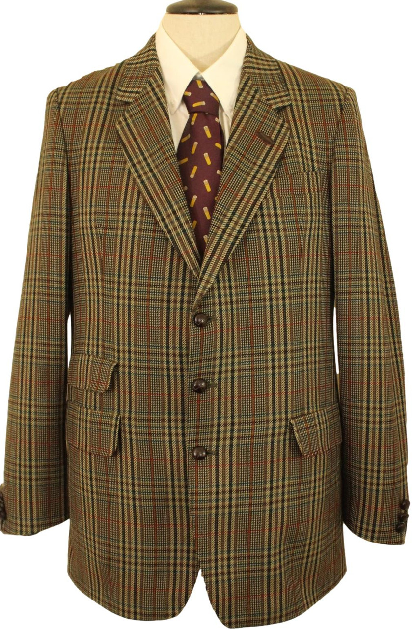 小物 JOHNSTONS(E) SCOTLAND TWEED NEXT VINTAGE Men's Glen Check Tweed Jacket | Men's Tailoring | Johnstons