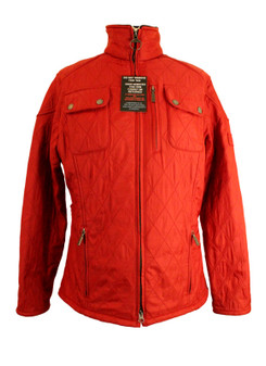 BARBOUR INTERNATIONAL TRIAL RED LADIES SIZE 12 QUILT JACKET