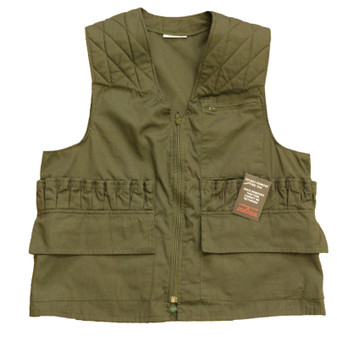 Vintage Shooting Mens Medium Smart Green Gamekeepers Vest Waistcoat