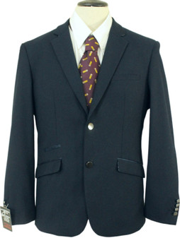 Cavani Heritage Edition Mens 38R Blue Slim Fit Wool Smart Casual Jacket
