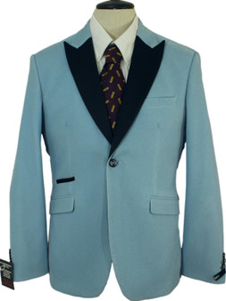 Cavani Mens 38R Blue Tuxedo Dinner Wool Smart Formal Evening Jacket