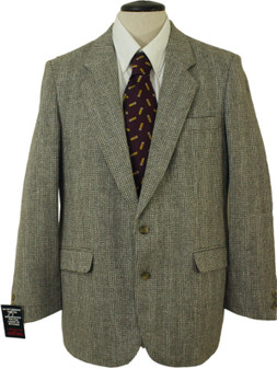 Mens 40" Grey Tweed Vintage Centaur Gold Collection Jacket Blazer