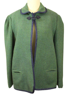 Vintage Welsh Wool Vogue American Designer Original Small Tweed Jacket