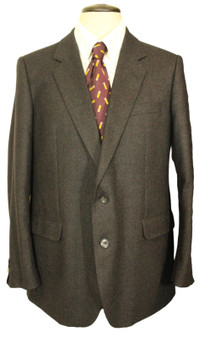 Vintage Mens Konen Geoffrey Davis Grey 42" Wool Blazer
