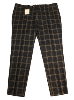 House of Cavani Mens W46/L32 Hardy Blue Box Check Trousers