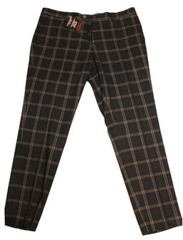 House of Cavani Mens W40/L32 Hardy Blue Box Check Trousers