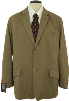 OAKMAN VINTAGE STYLE MENS 44R BROWN MIX PRELOVED BLAZER
