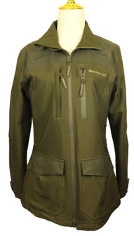 Deerhunter Lady Chasse 38" Size 12 Green Hooded Outdoor Jacket
