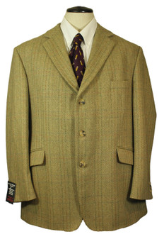 British Bladen Supasax Armstrongs 46S Green Sports Hacking Country Tweed Jacket