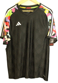 Adidas Tiro Pride Soccer Jersey Men’s XL Black Rich Mnisi Love Unites HY5898
