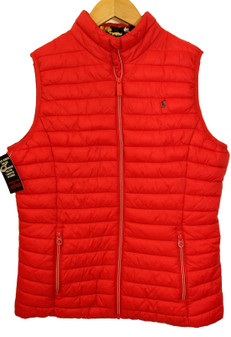 Joules Snug Just Right As Rain Red Womens Size UK 14 Country Gilet